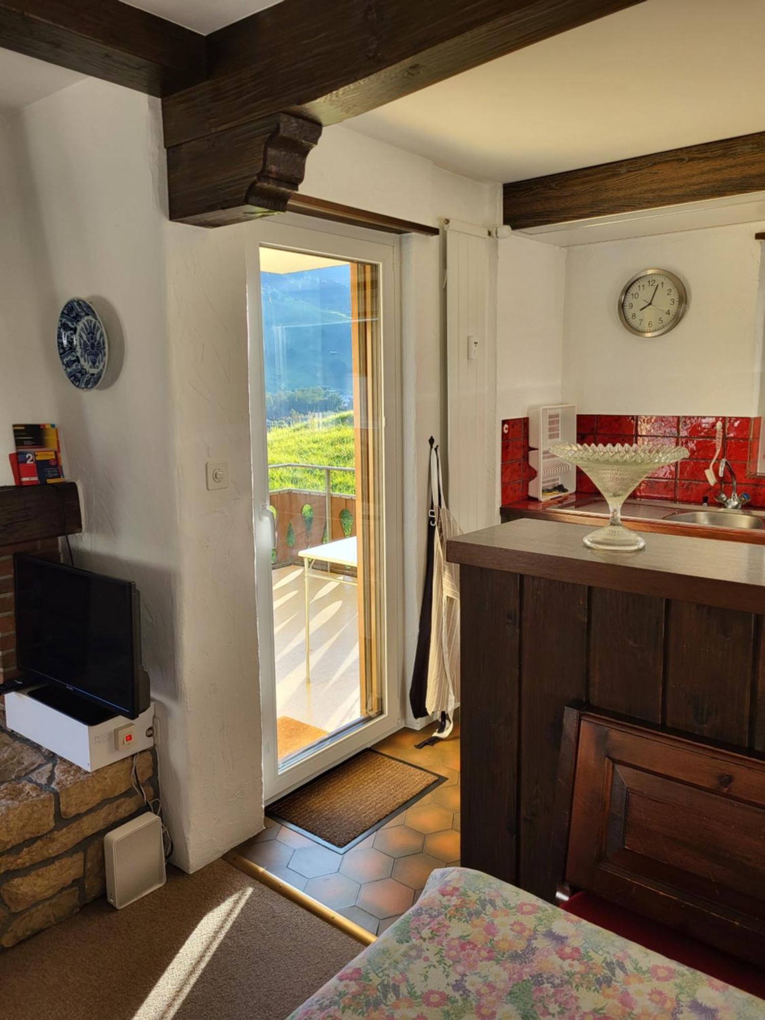 Appartement In Hus Signal Met Prachtig Uitzicht Op De Bergen Klosters-Serneus Extérieur photo