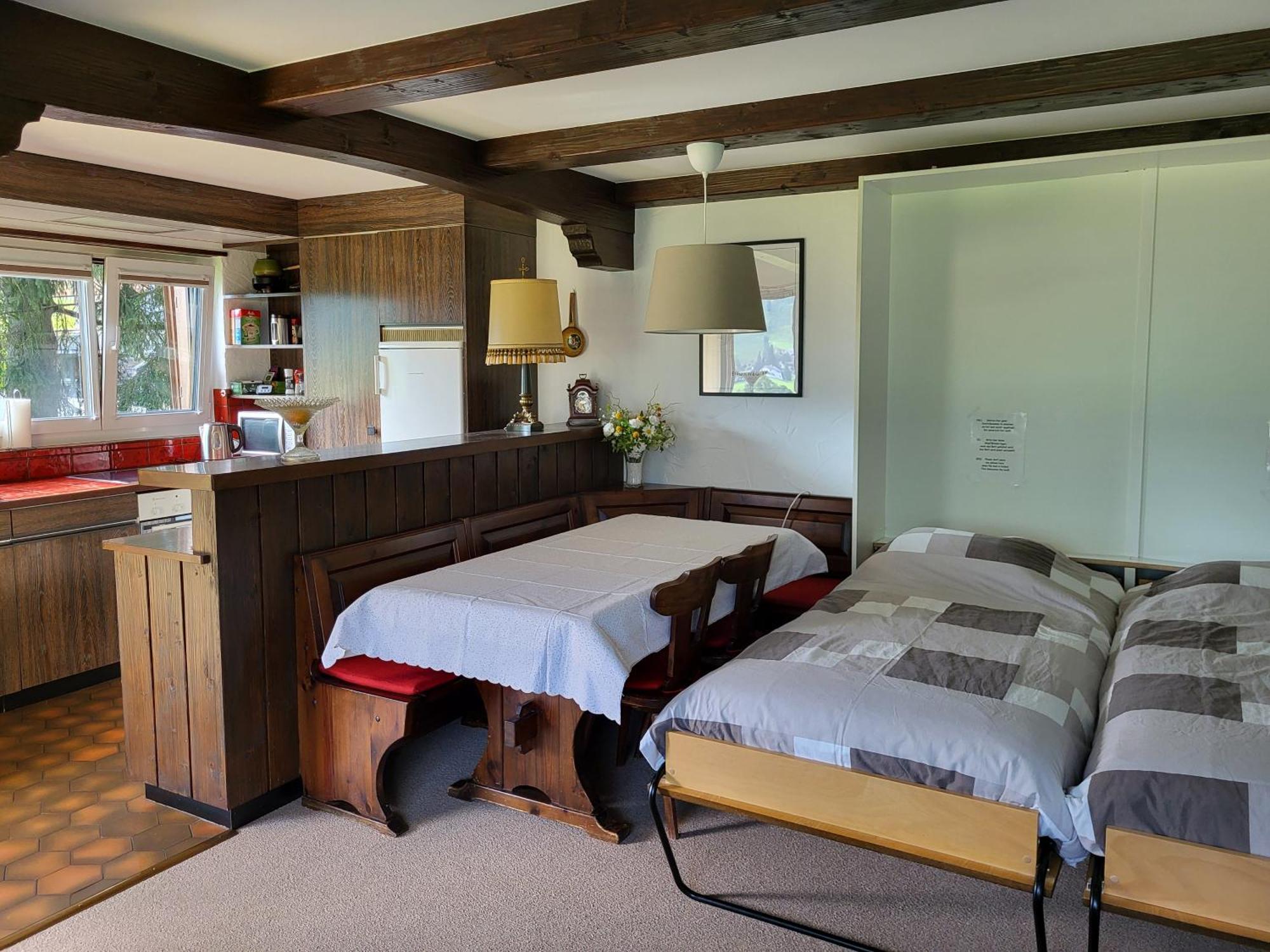 Appartement In Hus Signal Met Prachtig Uitzicht Op De Bergen Klosters-Serneus Extérieur photo