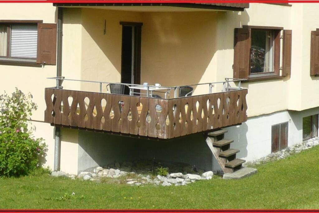 Appartement In Hus Signal Met Prachtig Uitzicht Op De Bergen Klosters-Serneus Extérieur photo